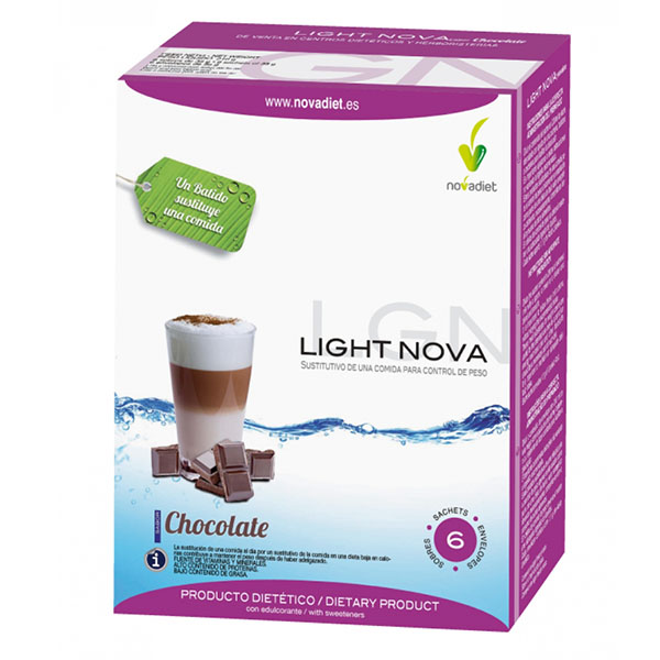 BATIDO LIGHT NOVA Chocolate (6 sobres)